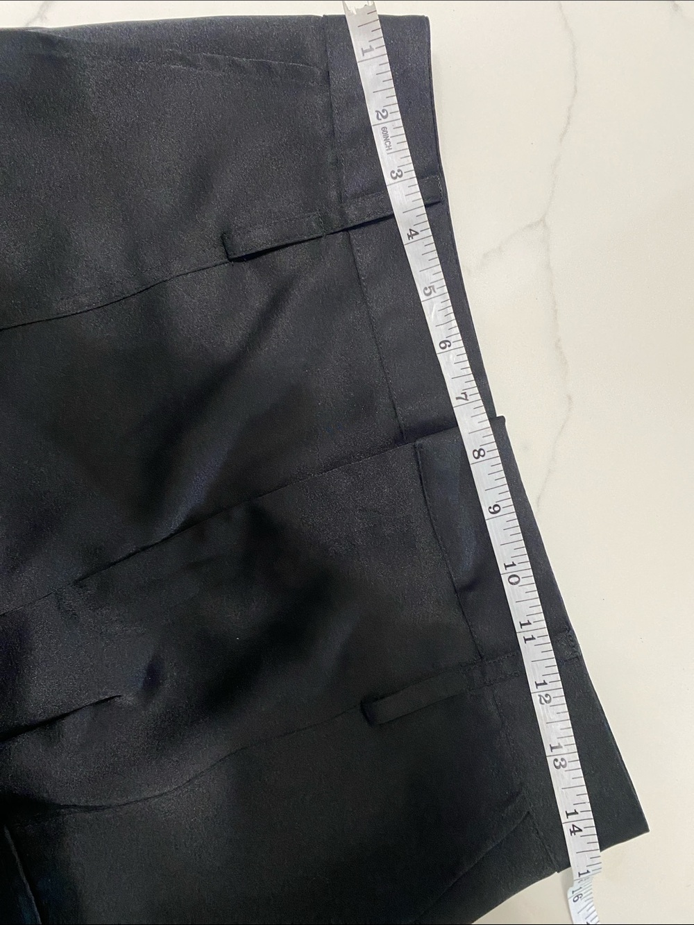 Noli Wide-Leg Satin Cargo Pants in Black Womens Size 6 - Picture 9 of 9